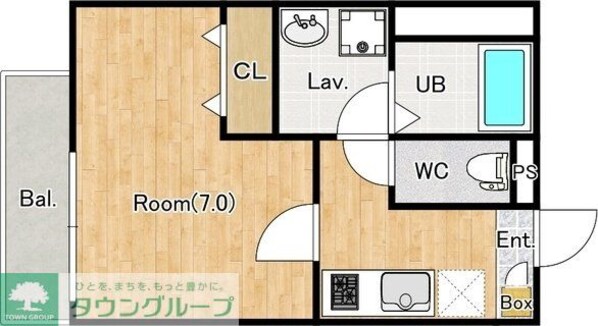 ジーメゾン大宮七里ウエストの物件間取画像